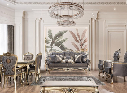 Sofagarnitur 3+1+1 Sitzer Set Design Sofas Polster Couchen Relax Klassisch Sofa